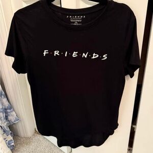 FRIENDS Classic Black Tee